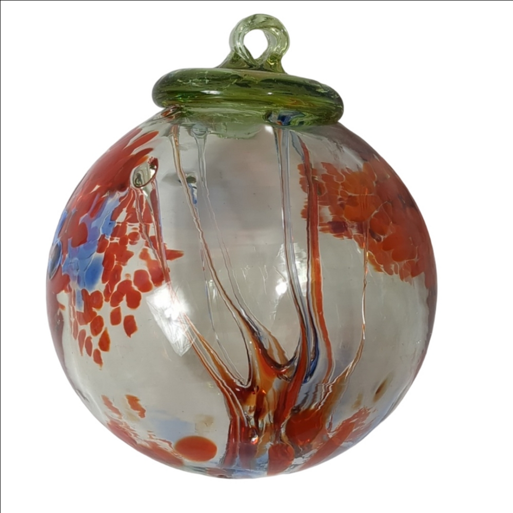 Kitras ArtGlass Tree of Life Ornament 6-Inch Handmade